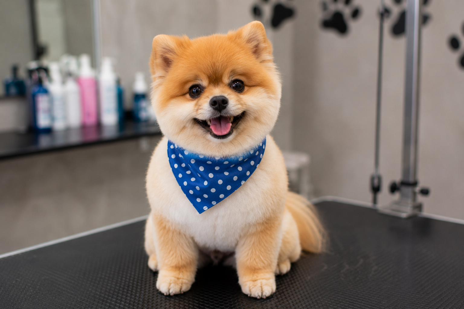Perrito acicalado